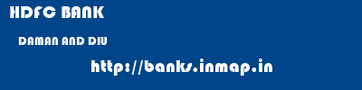 HDFC BANK  DAMAN AND DIU     banks information 